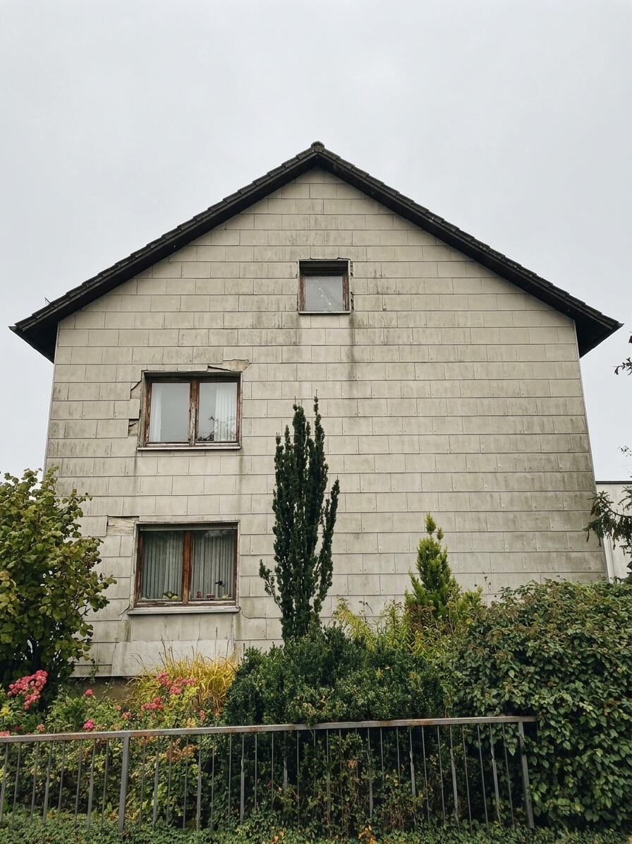 Vorher–Nachher: Fassadensanierung & Asbestrückbau